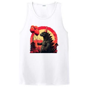 Kaiju Birthday Party Japan Monster Movie Bday PosiCharge Competitor Tank