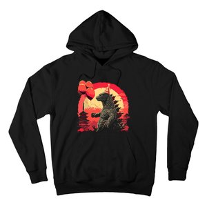 Kaiju Birthday Party Japan Monster Movie Bday Decorations Hoodie