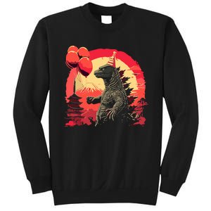 Kaiju Birthday Party Japan Monster Movie Bday Decorations Sweatshirt