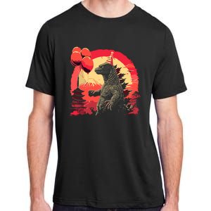 Kaiju Birthday Party Japan Monster Movie Bday Decorations Adult ChromaSoft Performance T-Shirt