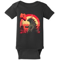 Kaiju Birthday Party Japan Monster Movie Bday Decorations Baby Bodysuit