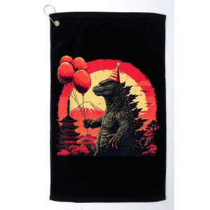 Kaiju Birthday Party Japan Monster Movie Bday Decorations Platinum Collection Golf Towel