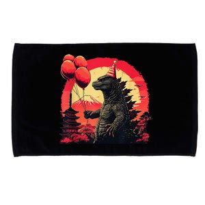 Kaiju Birthday Party Japan Monster Movie Bday Decorations Microfiber Hand Towel