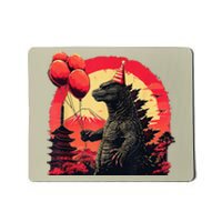 Kaiju Birthday Party Japan Monster Movie Bday Decorations Mousepad