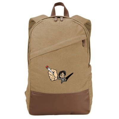 K.I.L.L B.I.L.L Rav Left Handed Cigarette Cotton Canvas Backpack