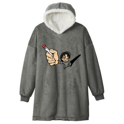 K.I.L.L B.I.L.L Rav Left Handed Cigarette Hooded Wearable Blanket