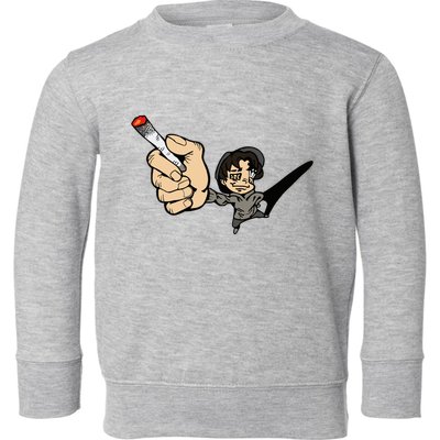 K.I.L.L B.I.L.L Rav Left Handed Cigarette Toddler Sweatshirt