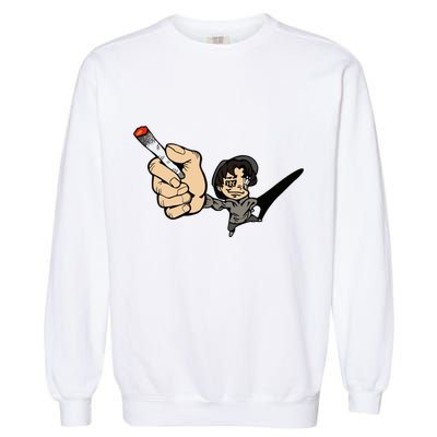 K.I.L.L B.I.L.L Rav Left Handed Cigarette Garment-Dyed Sweatshirt