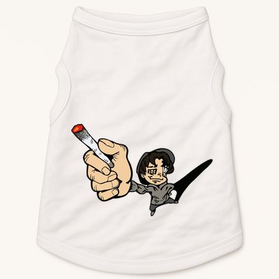 K.I.L.L B.I.L.L Rav Left Handed Cigarette Doggie Tank
