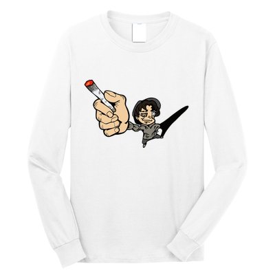 K.I.L.L B.I.L.L Rav Left Handed Cigarette Long Sleeve Shirt