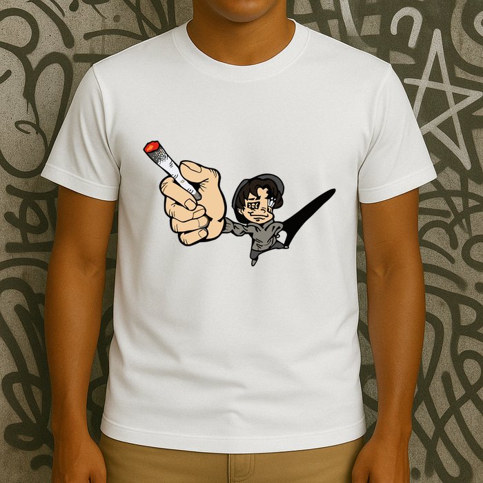 K.I.L.L B.I.L.L Rav Left Handed Cigarette T-Shirt