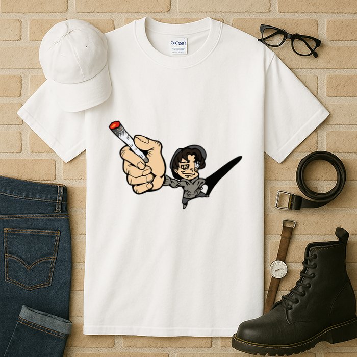 K.I.L.L B.I.L.L Rav Left Handed Cigarette Tall T-Shirt
