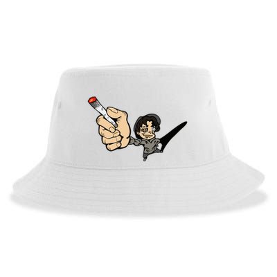 K.I.L.L B.I.L.L Rav Left Handed Cigarette Sustainable Bucket Hat
