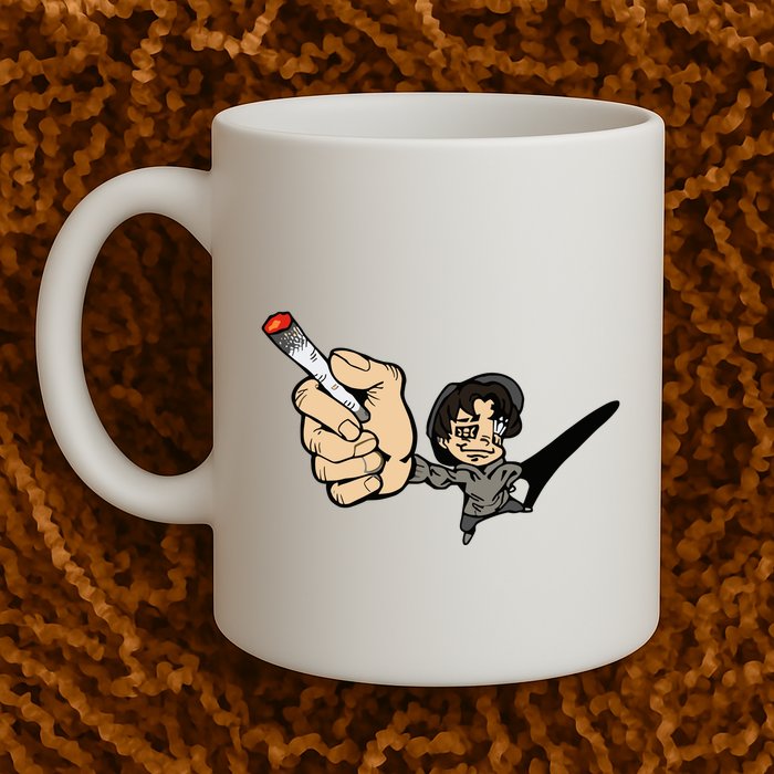 K.I.L.L B.I.L.L Rav Left Handed Cigarette Mug