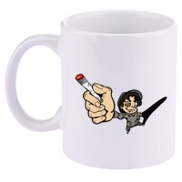 K.I.L.L B.I.L.L Rav Left Handed Cigarette 11oz C Handle Ceramic Mug