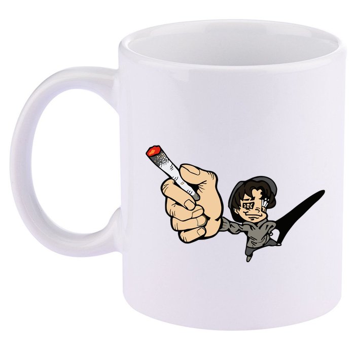 K.I.L.L B.I.L.L Rav Left Handed Cigarette 11oz C Handle Ceramic Mug