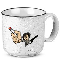 K.I.L.L B.I.L.L Rav Left Handed Cigarette 15oz Campfire Ceramic Mug