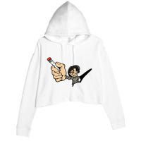 K.I.L.L B.I.L.L Rav Left Handed Cigarette Crop Fleece Hoodie