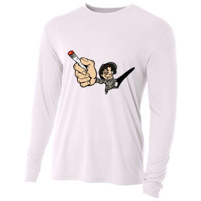 K.I.L.L B.I.L.L Rav Left Handed Cigarette Cooling Performance Long Sleeve Crew