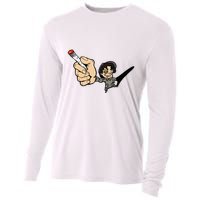 K.I.L.L B.I.L.L Rav Left Handed Cigarette Cooling Performance Long Sleeve Crew