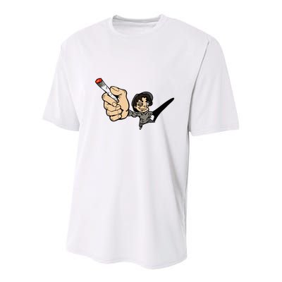 K.I.L.L B.I.L.L Rav Left Handed Cigarette Youth Performance Sprint T-Shirt