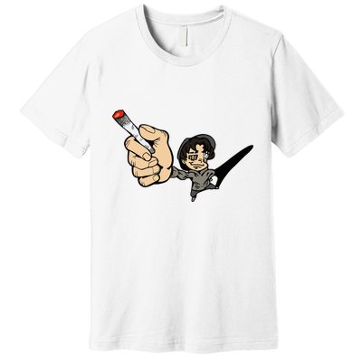 K.I.L.L B.I.L.L Rav Left Handed Cigarette Premium T-Shirt