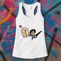 K.I.L.L B.I.L.L Rav Left Handed Cigarette Womens Tank Top