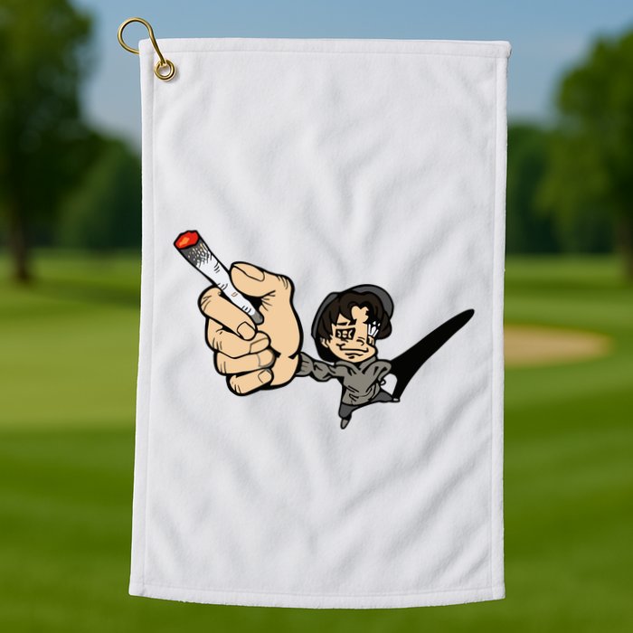 K.I.L.L B.I.L.L Rav Left Handed Cigarette Golf Towel