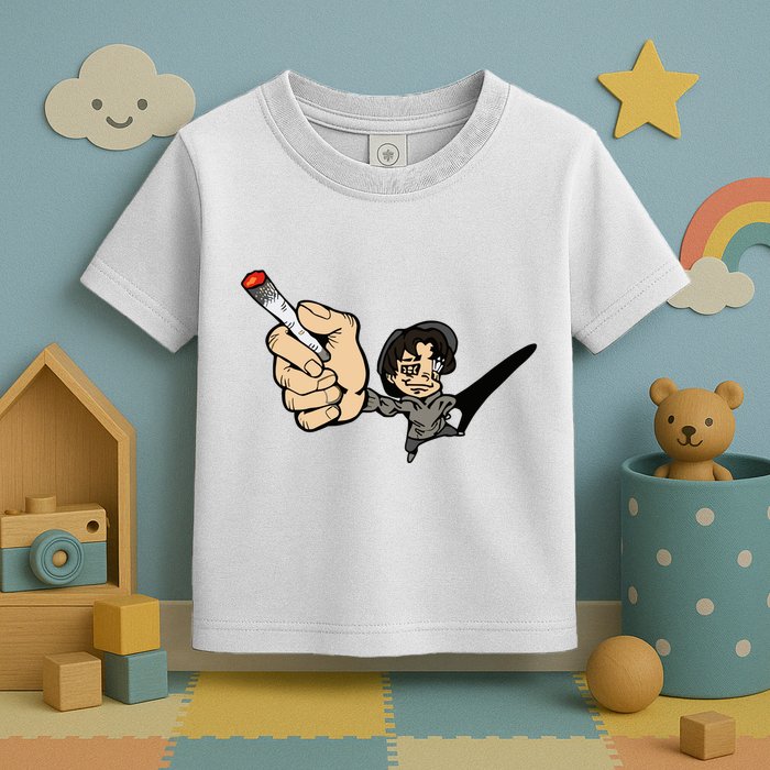 K.I.L.L B.I.L.L Rav Left Handed Cigarette Toddler T-Shirt