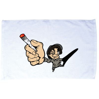 K.I.L.L B.I.L.L Rav Left Handed Cigarette Microfiber Hand Towel