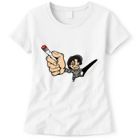 K.I.L.L B.I.L.L Rav Left Handed Cigarette Womens T-Shirt