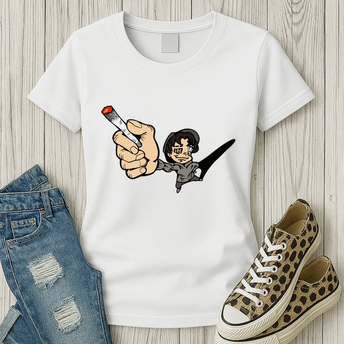 K.I.L.L B.I.L.L Rav Left Handed Cigarette Womens T-Shirt