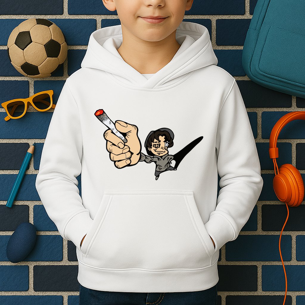 K.I.L.L B.I.L.L Rav Left Handed Cigarette Kids Hoodie