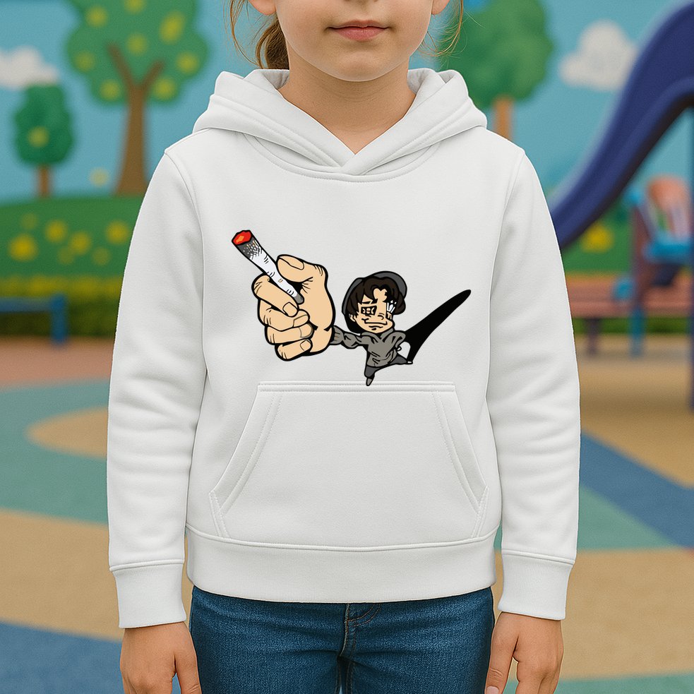 K.I.L.L B.I.L.L Rav Left Handed Cigarette Kids Hoodie
