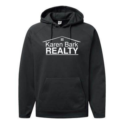 Karen Bark Realty Performance Fleece Hoodie