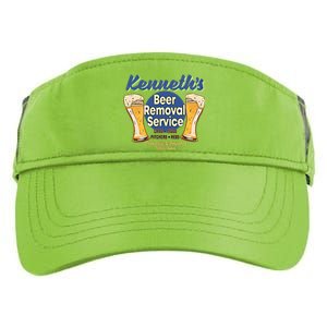 Kenneth's Beer Removal Service Funny Party Ing Cute Gift Adult Drive Performance Visor