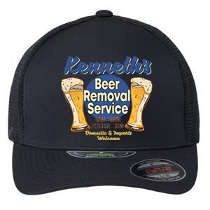 Kenneth's Beer Removal Service Funny Party Ing Cute Gift Flexfit Unipanel Trucker Cap