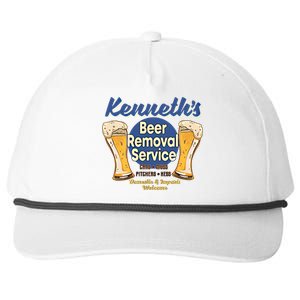 Kenneth's Beer Removal Service Funny Party Ing Cute Gift Snapback Five-Panel Rope Hat