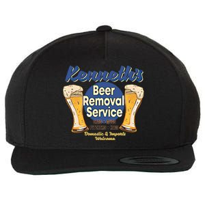 Kenneth's Beer Removal Service Funny Party Ing Cute Gift Wool Snapback Cap