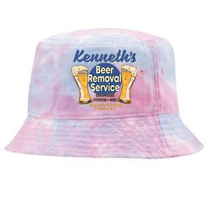 Kenneth's Beer Removal Service Funny Party Ing Cute Gift Tie-Dyed Bucket Hat