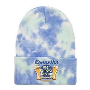 Kenneth's Beer Removal Service Funny Party Ing Cute Gift Tie Dye 12in Knit Beanie