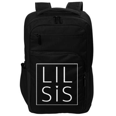 Kids Big Sis Lil Sis Big Sister Little Sister Matching Impact Tech Backpack