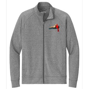 Kentucky Bluegrass State Cardinal Bird Horse Farm Pride Stretch Full-Zip Cadet Jacket