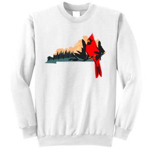 Kentucky Bluegrass State Cardinal Bird Horse Farm Pride Sweatshirt