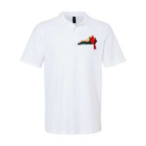 Kentucky Bluegrass State Cardinal Bird Horse Farm Pride Softstyle Adult Sport Polo