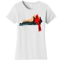 Kentucky Bluegrass State Cardinal Bird Horse Farm Pride Women's T-Shirt