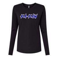 Kakaw B.A.T.T.L.E.H.A.W.K.S St. Louis Football Tailgate Womens Cotton Relaxed Long Sleeve T-Shirt