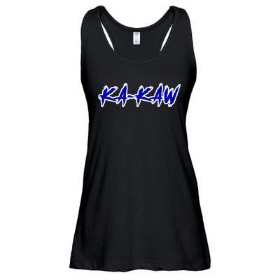 Kakaw B.A.T.T.L.E.H.A.W.K.S St. Louis Football Tailgate Ladies Essential Flowy Tank