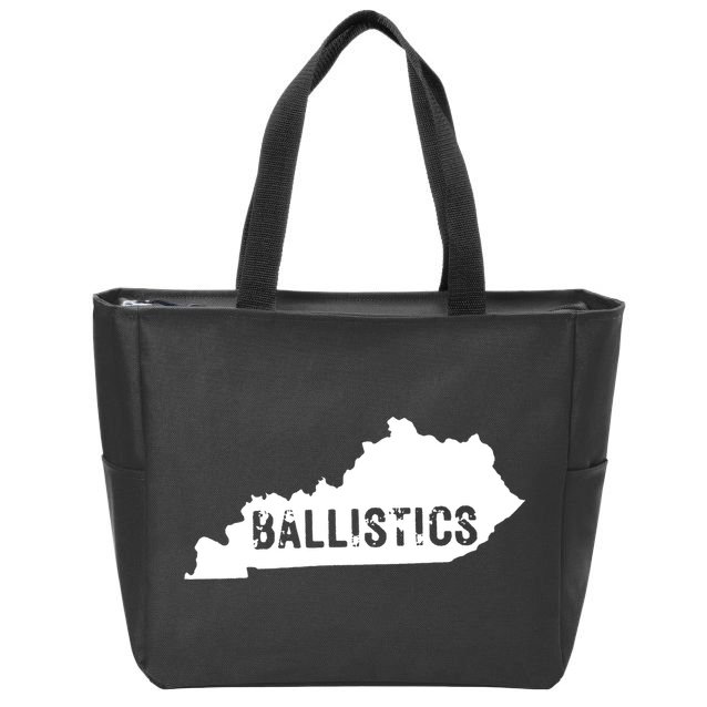Kentucky Ballistics State Zip Tote Bag