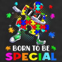 kid Born Special Dabbing Puzzle boy Autism Awareness Cool Comfort Performance Bucket Hat